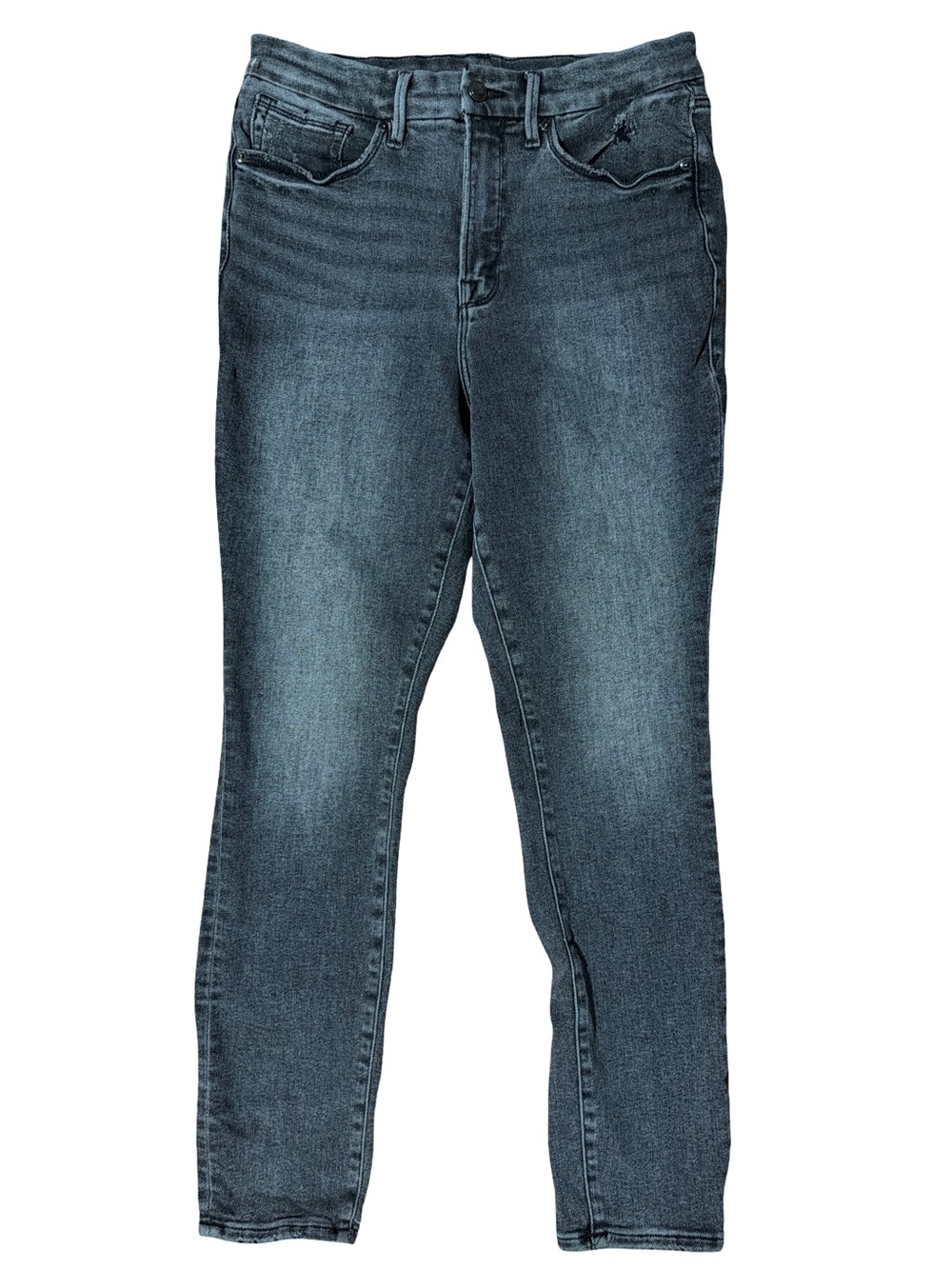 Good American Dark Wash High Rise Skinny Jeans Size 32
